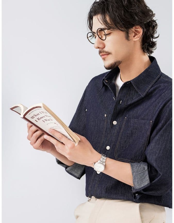 シャツ メンズ デニムシャツ 職人技が光る大人の定番デニムシャツ