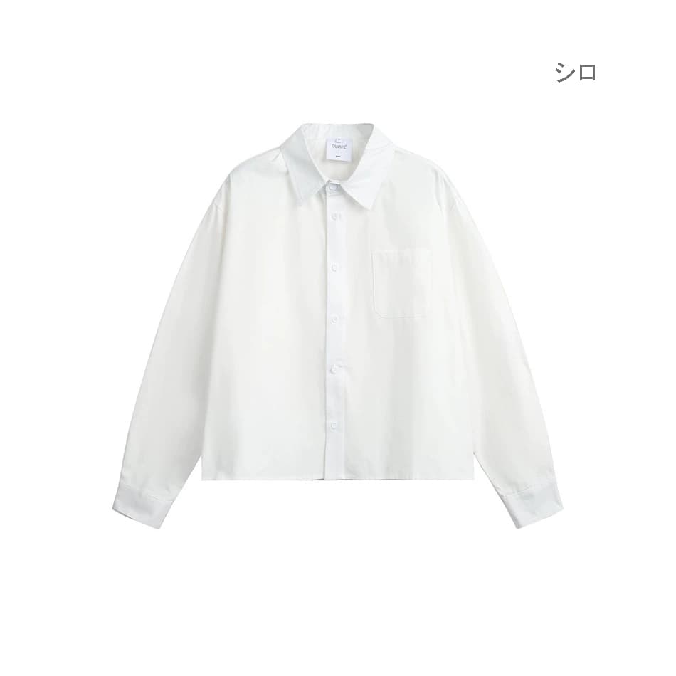 メンズ シャツ メンズ 無地 長袖シャツ