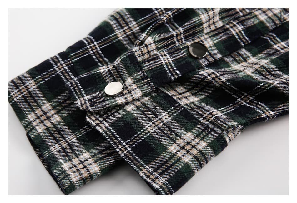 メンズ シャツ メンズ チェック柄 長袖シャツ 秋冬 ストリート系