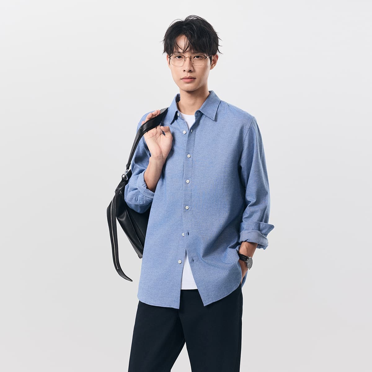 シャツ メンズ ネルシャツ 上質綿100%起毛ネルシャツ 長袖