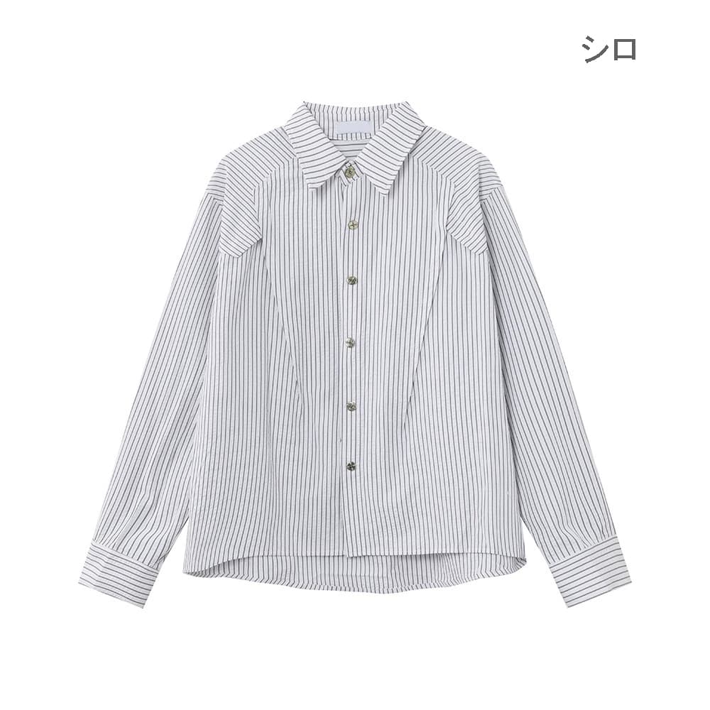 メンズ シャツ メンズ ストライプ柄シャツ 春秋新作